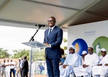 Romuald Wadagni, candidat de la mouvance à l'élection présidentielle de 2026 au Bénin.