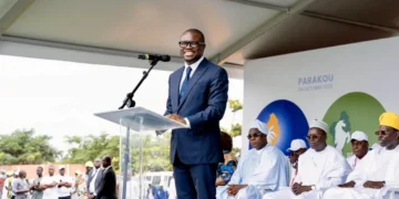 Romuald Wadagni, candidat de la mouvance à l'élection présidentielle de 2026 au Bénin.